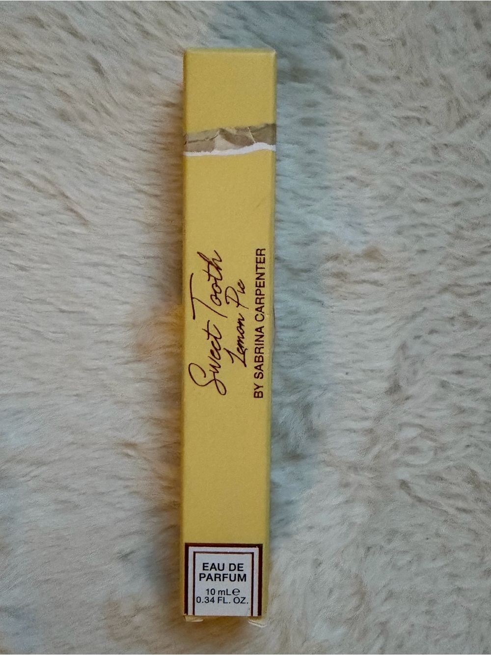 Sabrina Carpenter Sweet Tooth Lemon Pie EDP .34 Oz - 10ml Travel Size